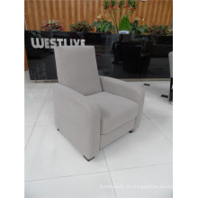 Echtes Leder Chaise Leder Sofa Elektrisch Verstellbares Sofa (461)